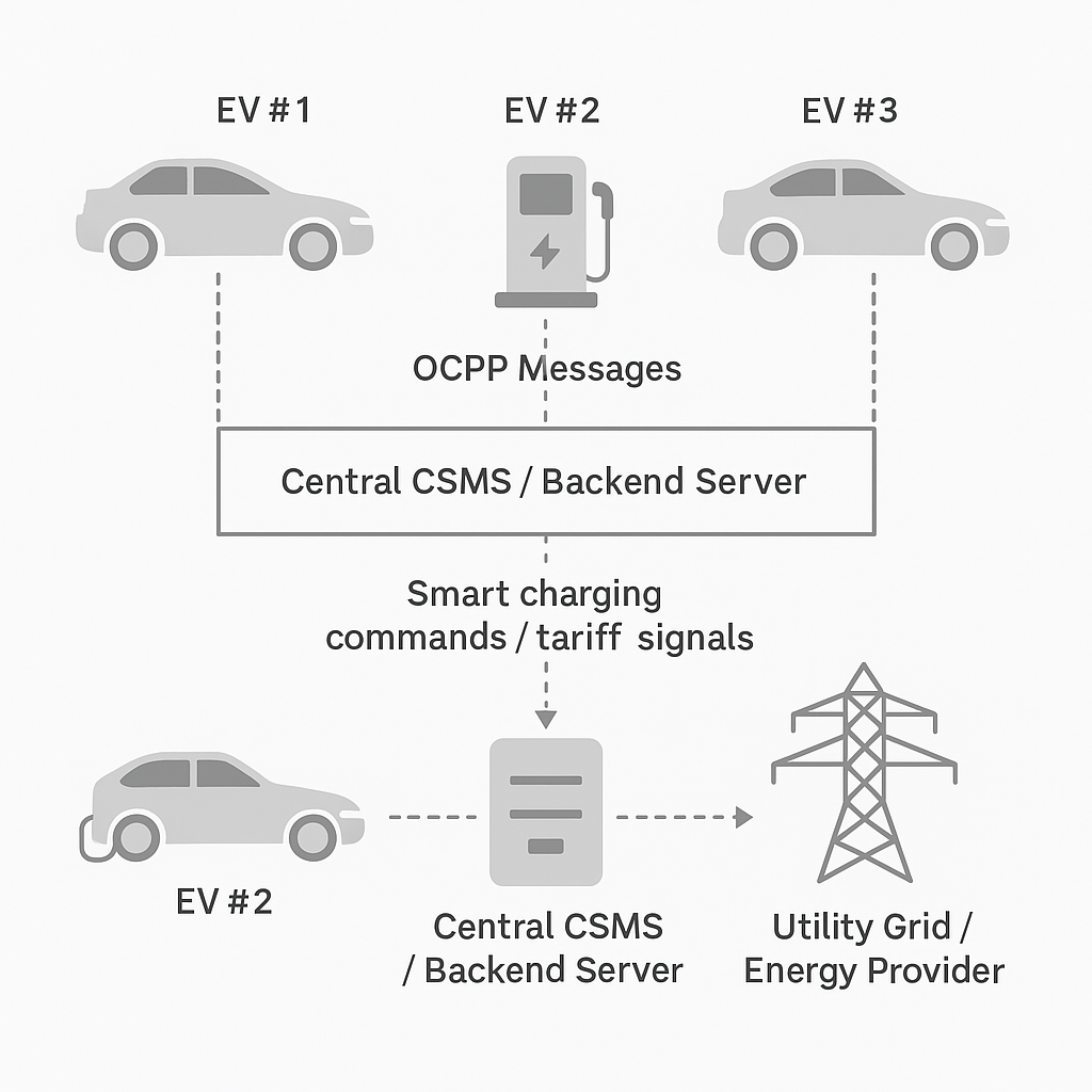 How AI Enhances OCPP-Based EV Charging Networks